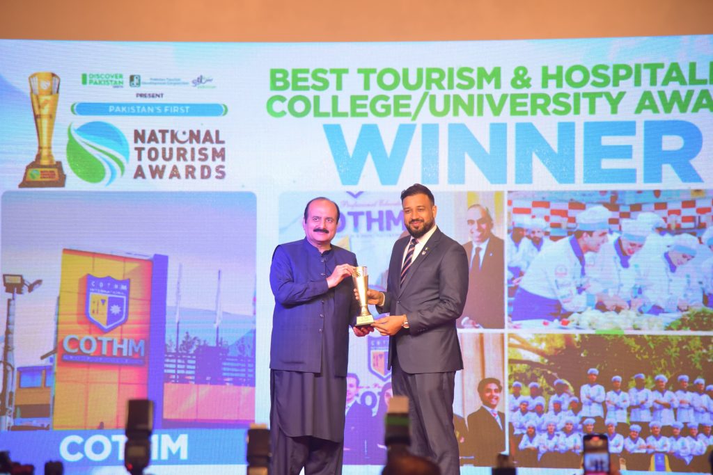 Best Tourism & Hospitality College/University Award COTHM