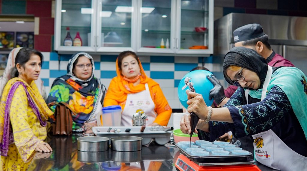 Baking Workshop Female Journalists
