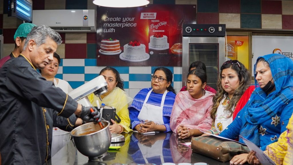 Baking Workshop Female Journalists
