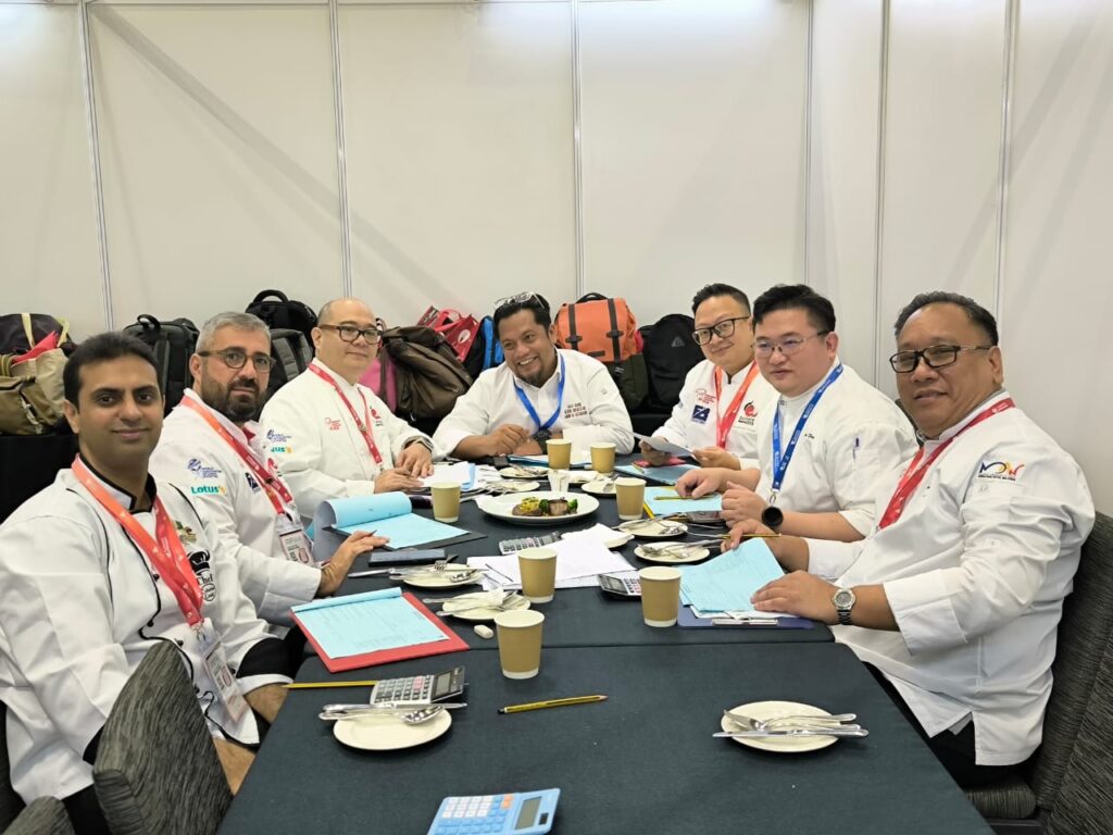Chef Hassan Arshad Pakistan as rookie judge at Culinaire Malaysia 2025