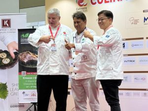Chef Tippu Imran with Team Pakistan at Culinaire Malaysia 2025