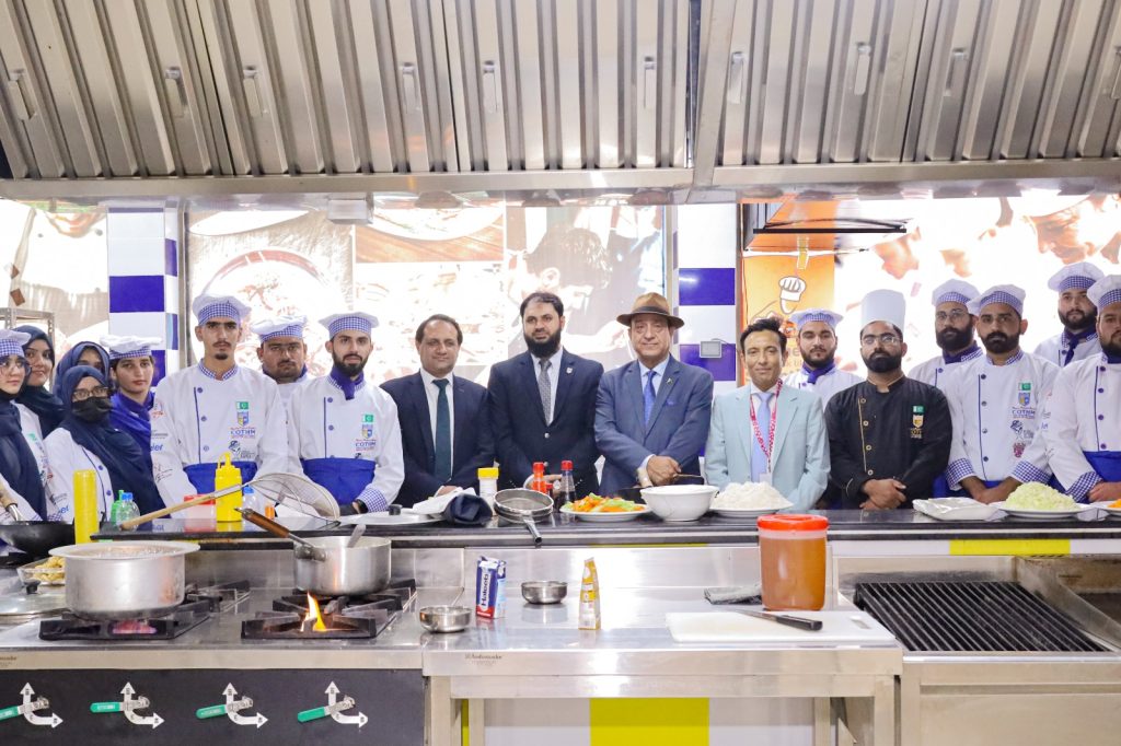 COTHM students meeting industry leaders at Sialkot inauguration