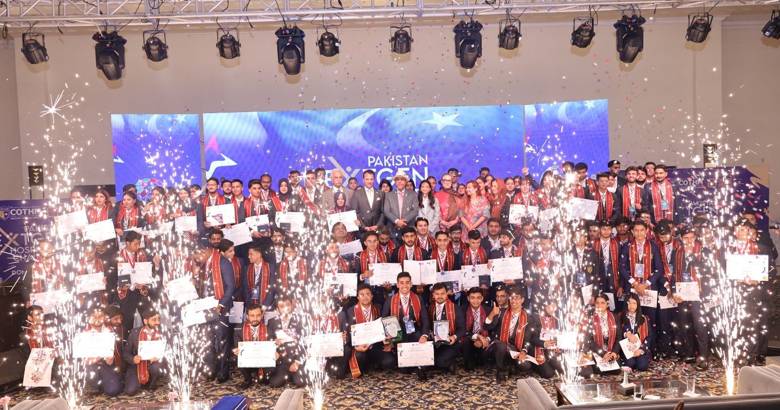 Student teams at Pakistani NextGen Hospitality Challenge 2025 in Lahore