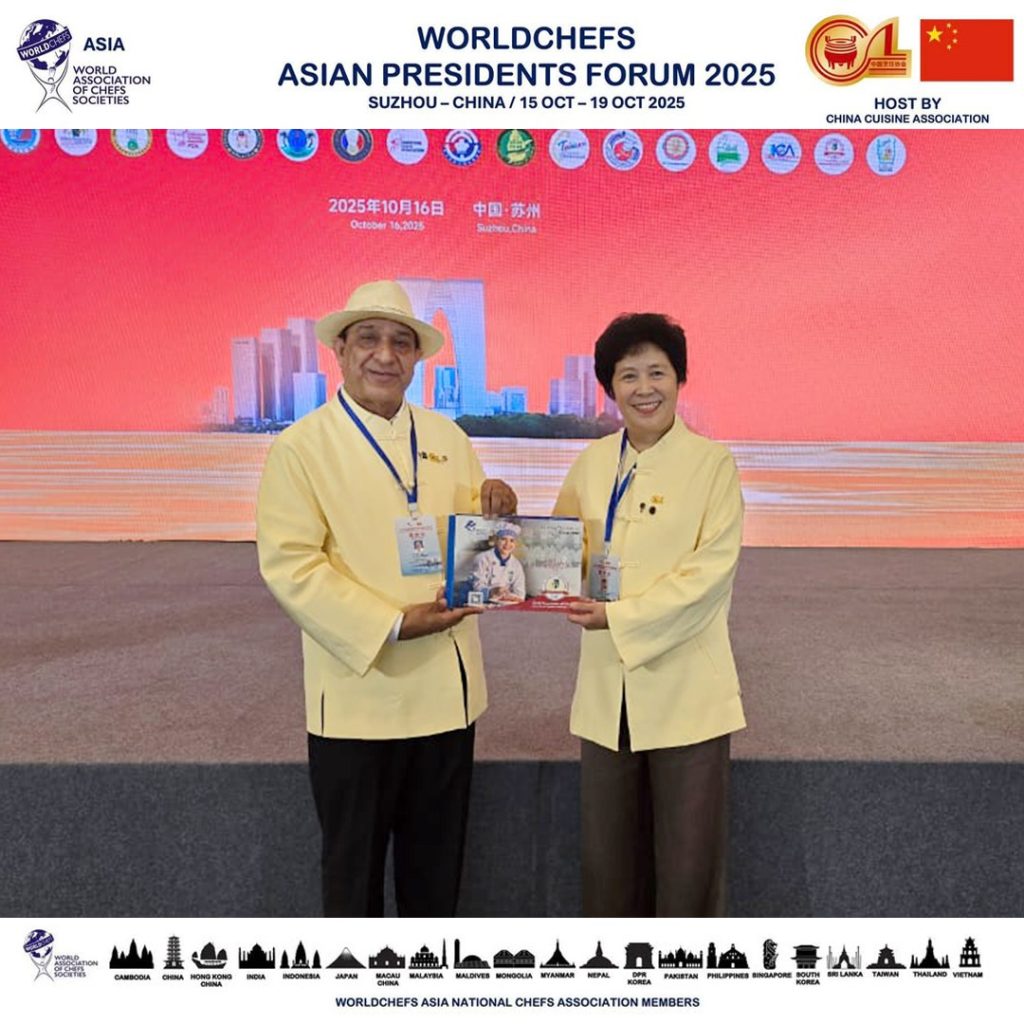 Global chefs and culinary leaders attending the Worldchefs Asia Presidents Forum 2025