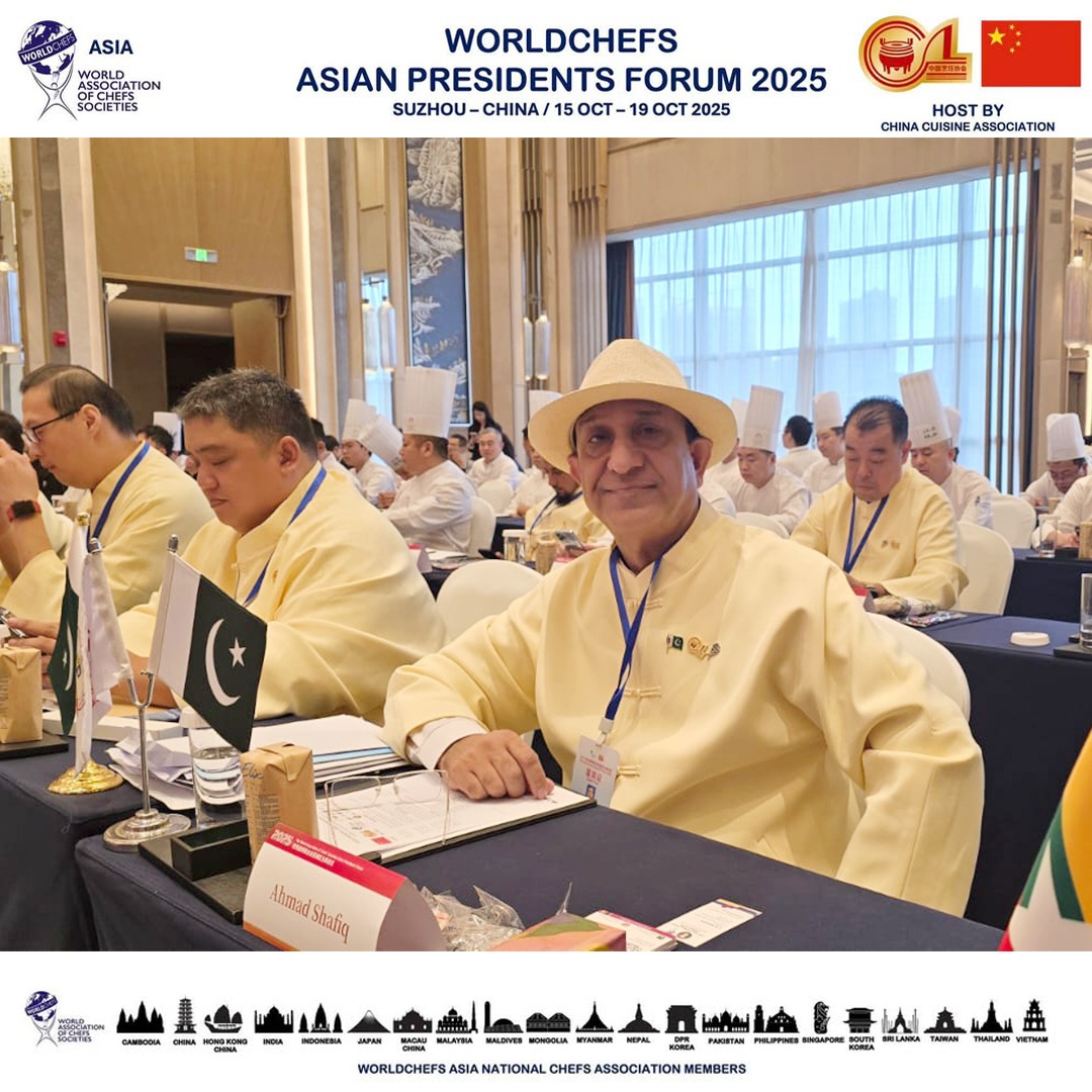 Pakistan delegation at Worldchefs Presidents Forum 2025 in Suzhou, China