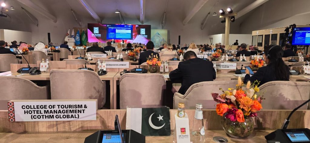 COTHM Global highlighting Pakistan’s tourism education on the global stage.