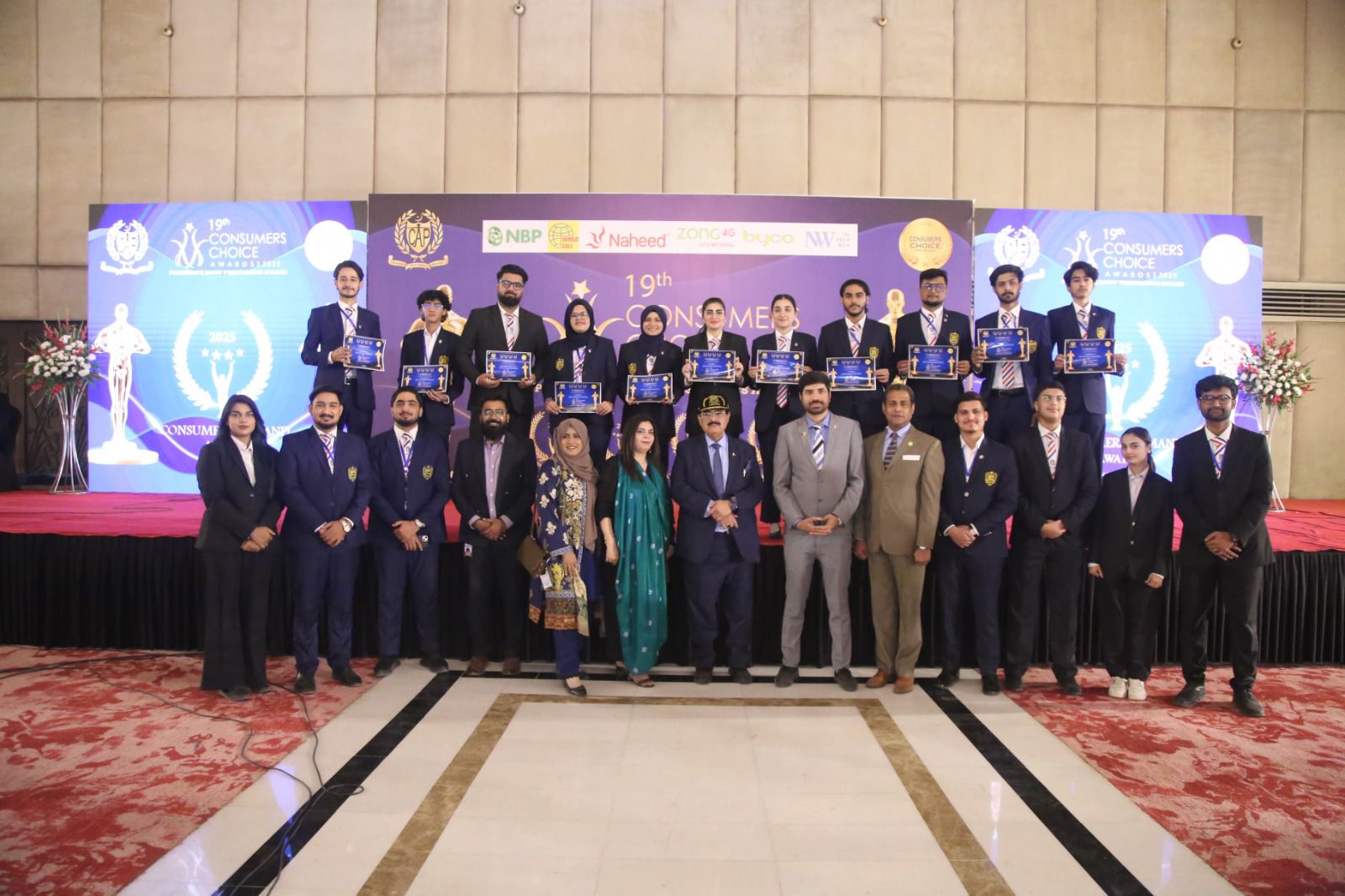 COTHM team celebrating 5th consecutive award win.