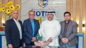 Dr Bu Abdullah visiting COTHM Pakistan campus