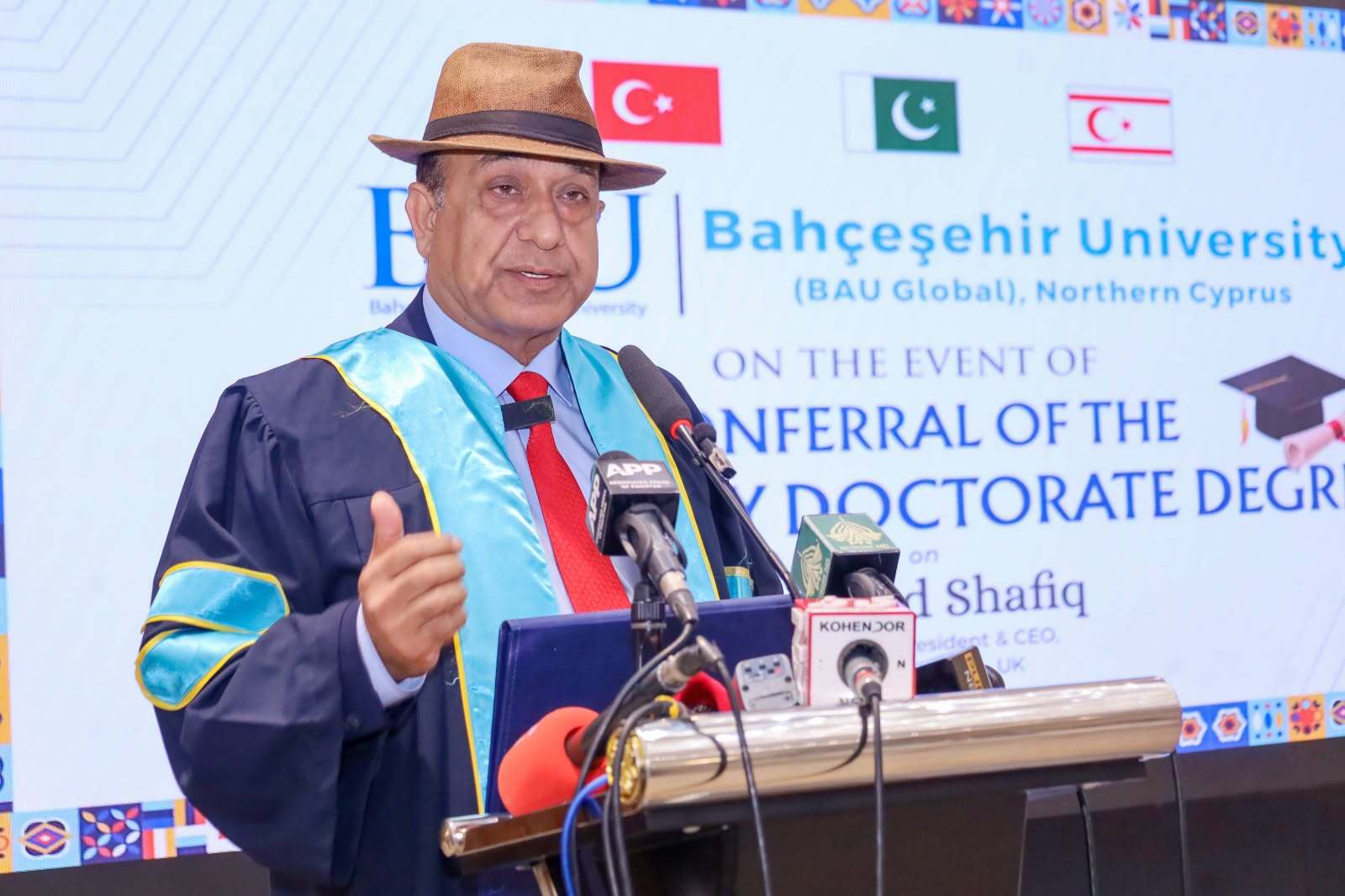 BAU Global Cyprus University recognizes COTHM Global CEO Ahmad Shafiq