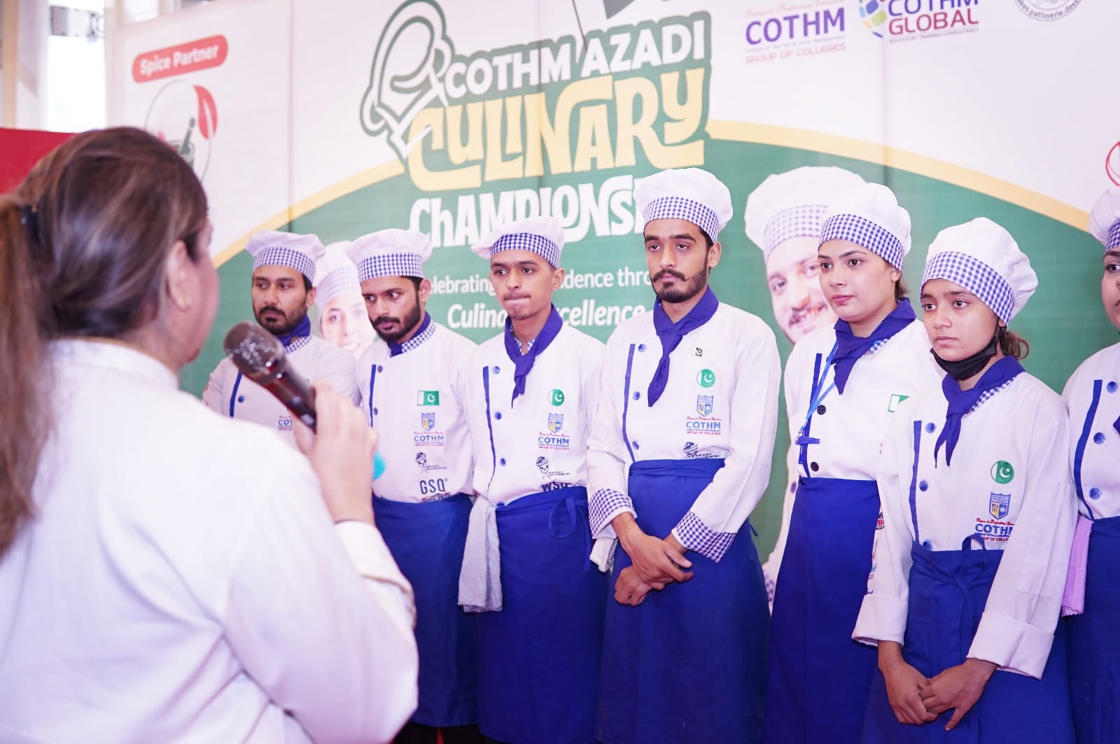 COTHM culinary talent at Mera Brand Pakistan