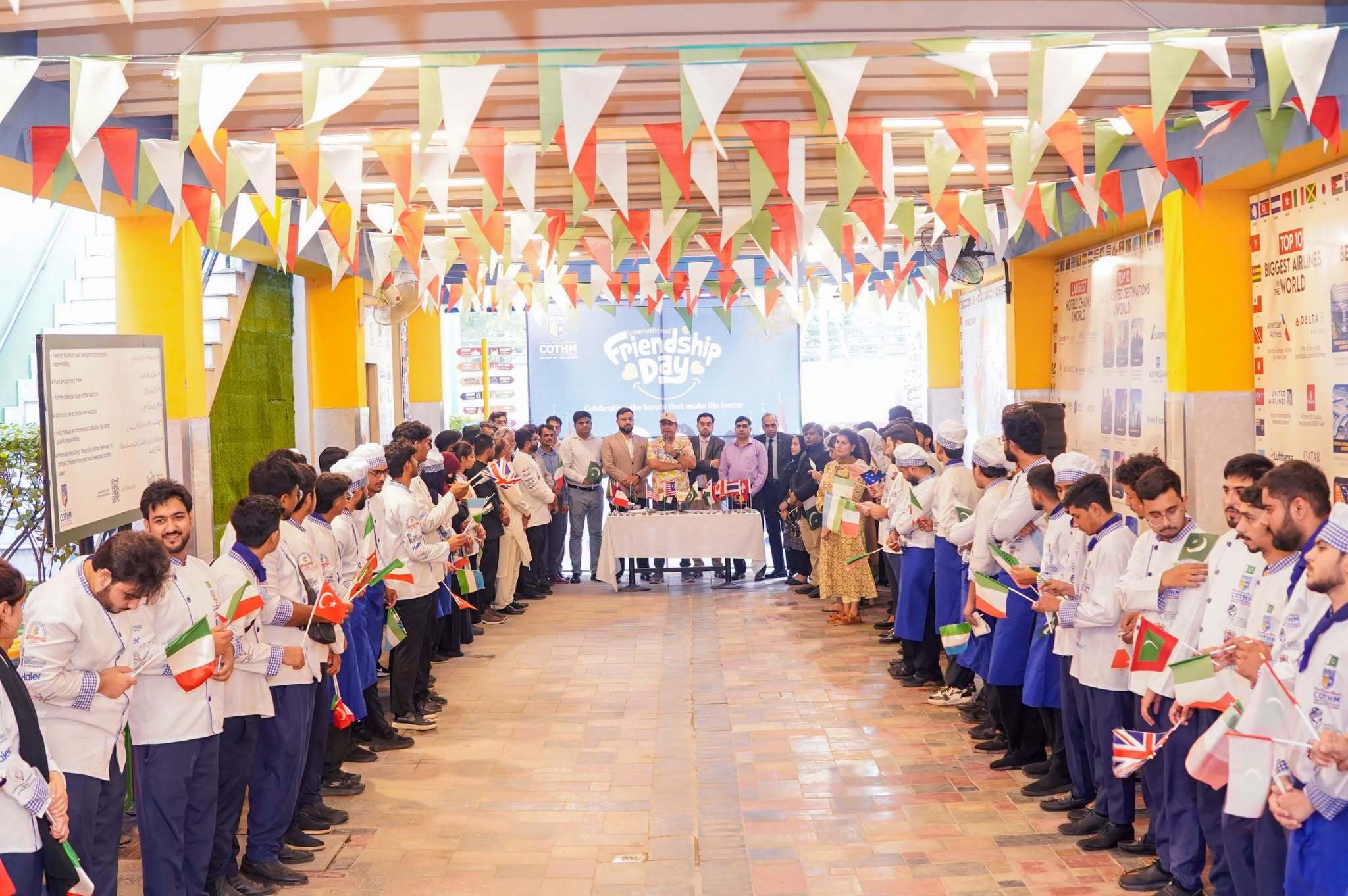 International Friendship Day celebration at COTHM with students