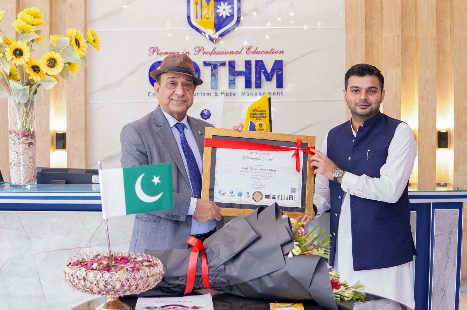 Malik Taimur Ahmed Khan visiting COTHM Pakistan