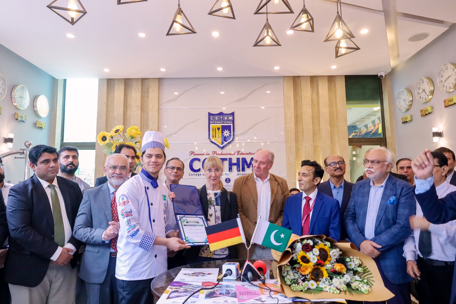 Mohid COTHM student representing Pakistan at WorldSkills Shanghai
