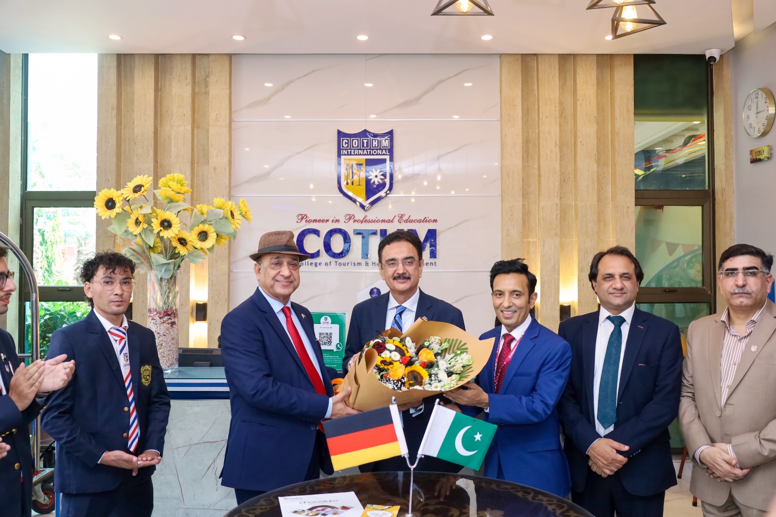 Prof Dr Muhammad Ali joining tourism leaders at COTHM Pakistan