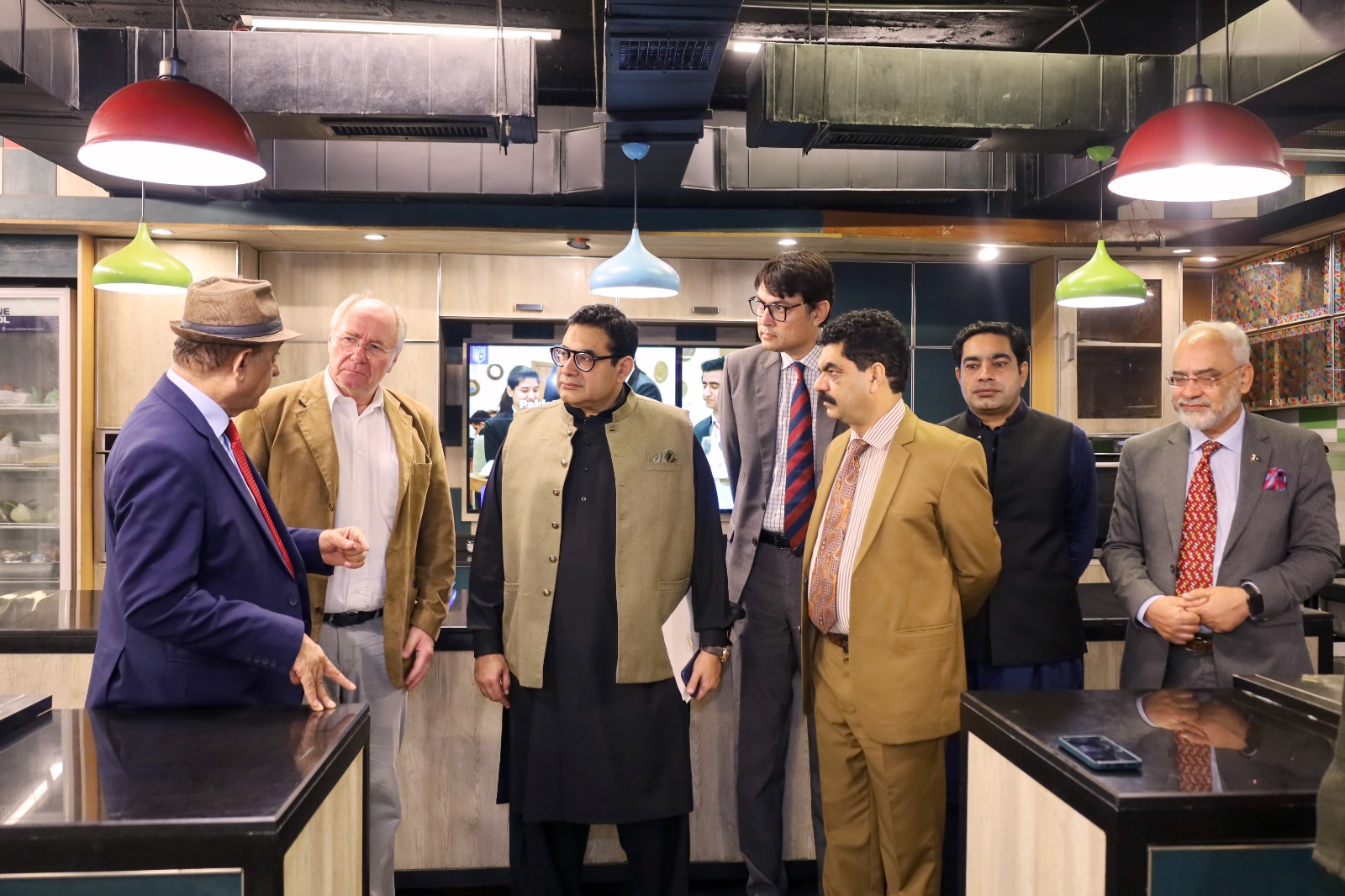 Tourism leaders and Klaus Kreutz at COTHM Pakistan